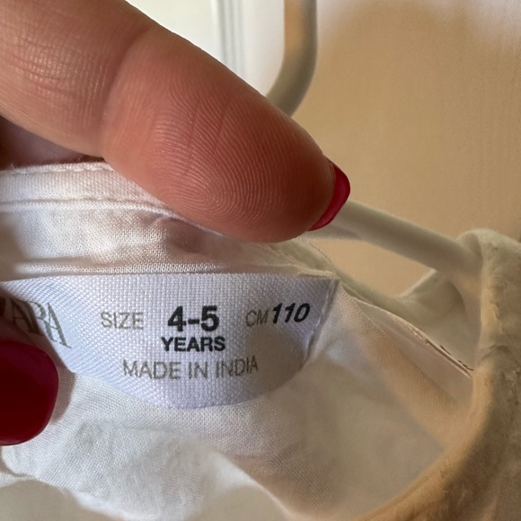 Girls dress Zara white - Picture 3 of 3